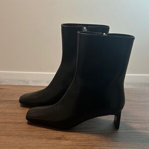 H&M Sleek Black Heeled Boots